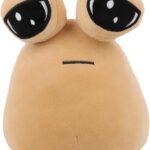 Boneca Pou de pelúcia alienígena MOULIM, jogo quente de bicho de pelúcia de 8,7 polegadas