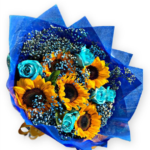 Buquê Obra de arte – Noite estrelada, Van Gogh