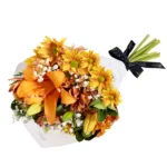 BUQUÊ PRIMAVERA DAS FLORES LARANJAS