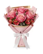 Buquê de Rosas e Astromélias