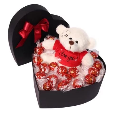 36.jpg Coração de bombom Lindt "I LOVE YOU" - Imagem 1