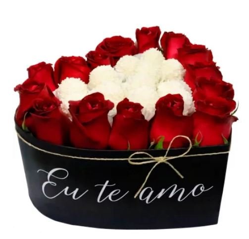 39.jpg Coração de rosas EU TE AMO - Imagem 1